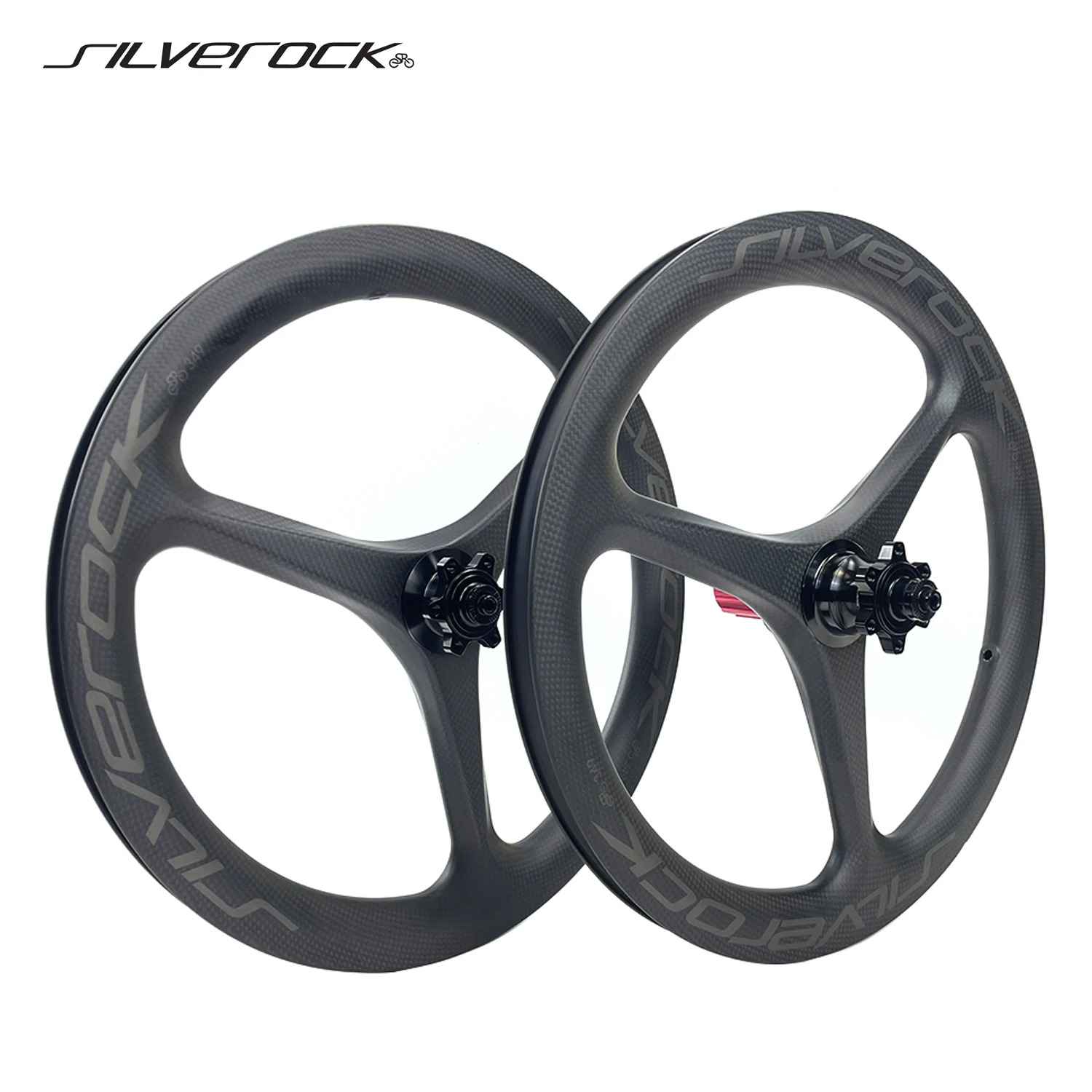 

SILVEROCK Carbon Trispoke Wheels 16in 349 Disc Brake for FNHON GUST K3PLUS Zephyr Folding Bike Wheelset