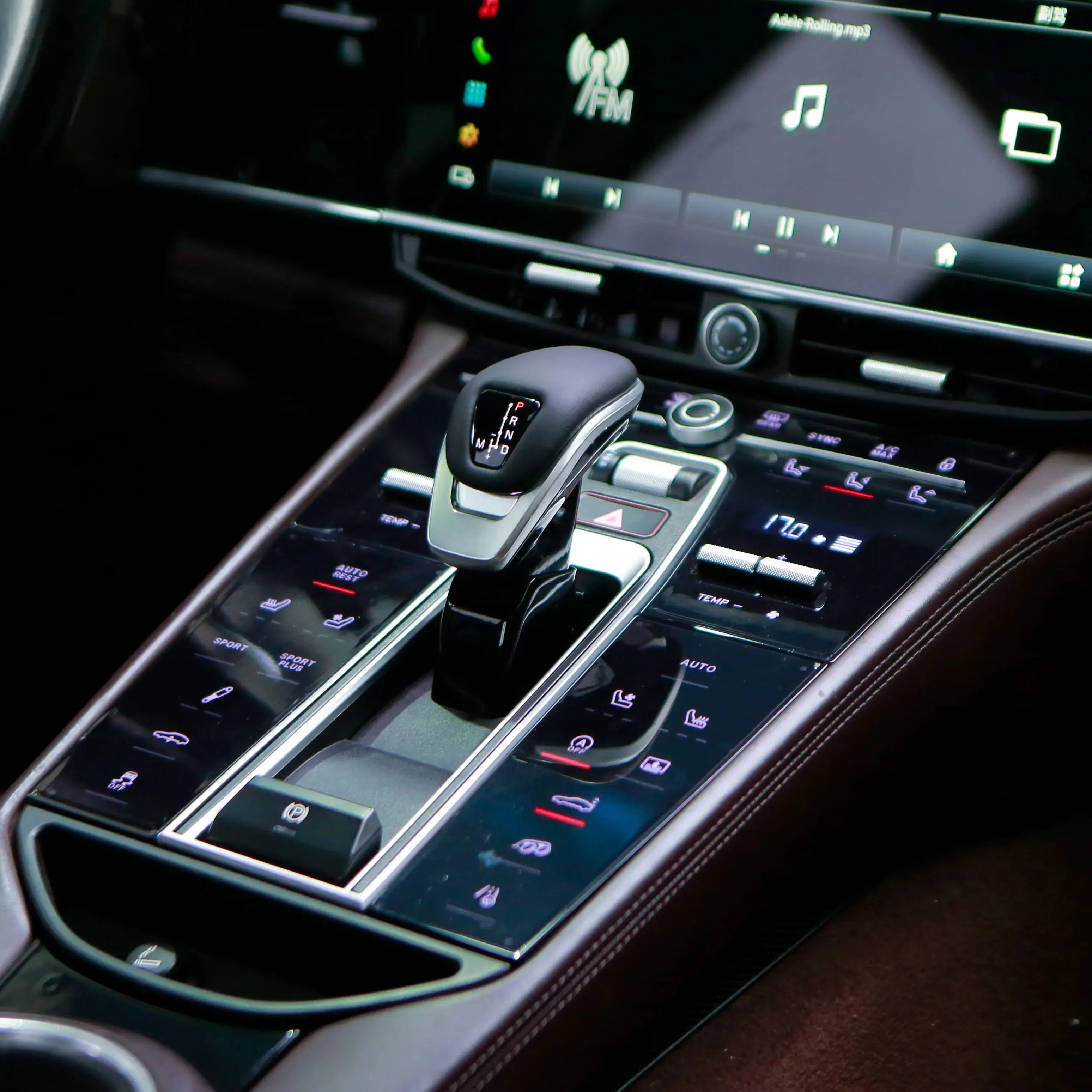 Center Console Gear Shift Panel Upgrade For Porsche Panamera 2010-2016 Accessories Easy Installation Petrol Diesel