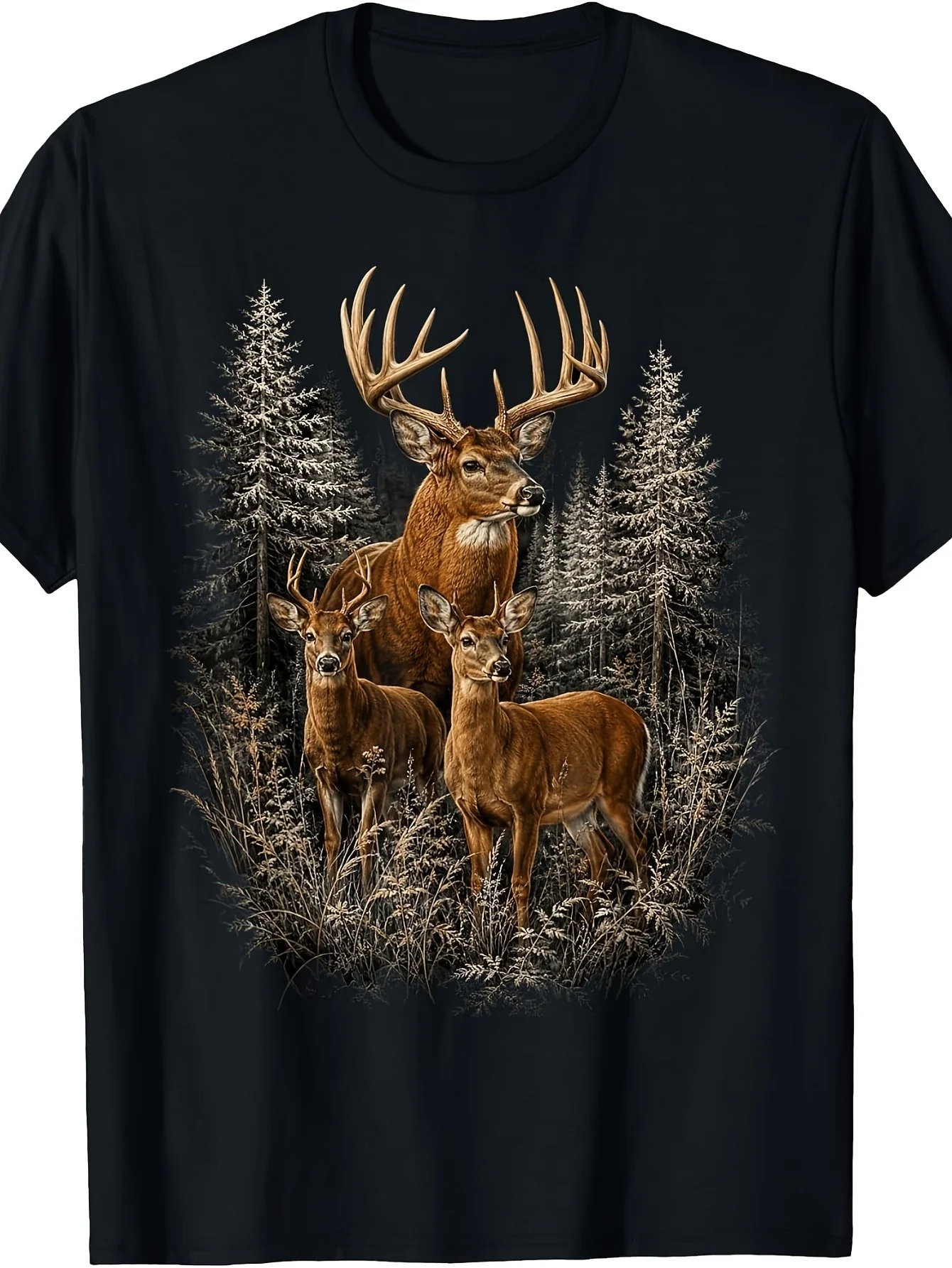 Majestic white-tailed deer forest wildlife hunting t-shirt