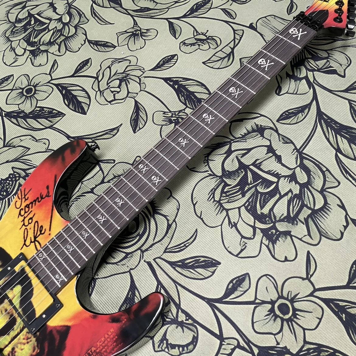 6-string electric guitar, rosewood fingerboard smooth fret guitars, beginner to intermediate transition electric guitarra view 4