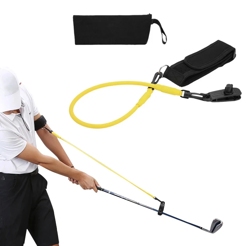 

1Pc Golf Swing Strength Practitioner Swing Elastic Rope Beginner's Swing Training Golf Supplies