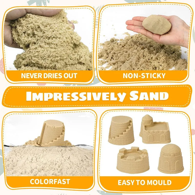 Hot Selling Truck Sand Set Children's Household Toys Construction Moving Sand Cultivate Kid's Hands-on AbilitAy Gifts for Kids