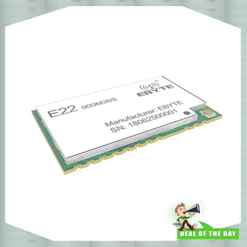 Pengiriman 24 Jam EBYTE Presisi Tinggi 32Mhz SX1262 Modul Lora E22-900M30S TCXO 850-930Mhz 30Dbm 12Km Antarmuka SPI Daya Rendah