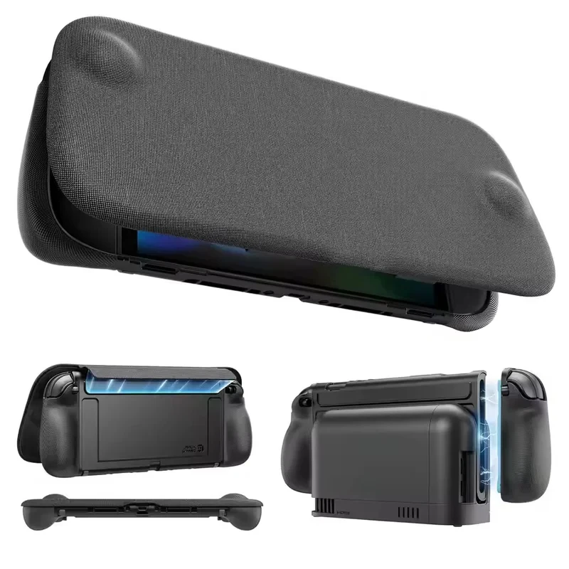 JSAUX Split-Schutzhülle mit magnetisch abnehmbarer Frontabdeckung, kompatibel mit Switch 2 Konsole