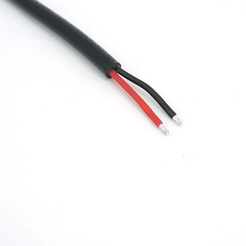 18 cm 18awg 7A DC Männlich Weiblich Netzteil Stecker Kabel 5,5x2,1mm 5,5x2,5mm Kupfer kabel Für LED Streifen licht Kamera 2,1mm 2,5mm – Detail 8