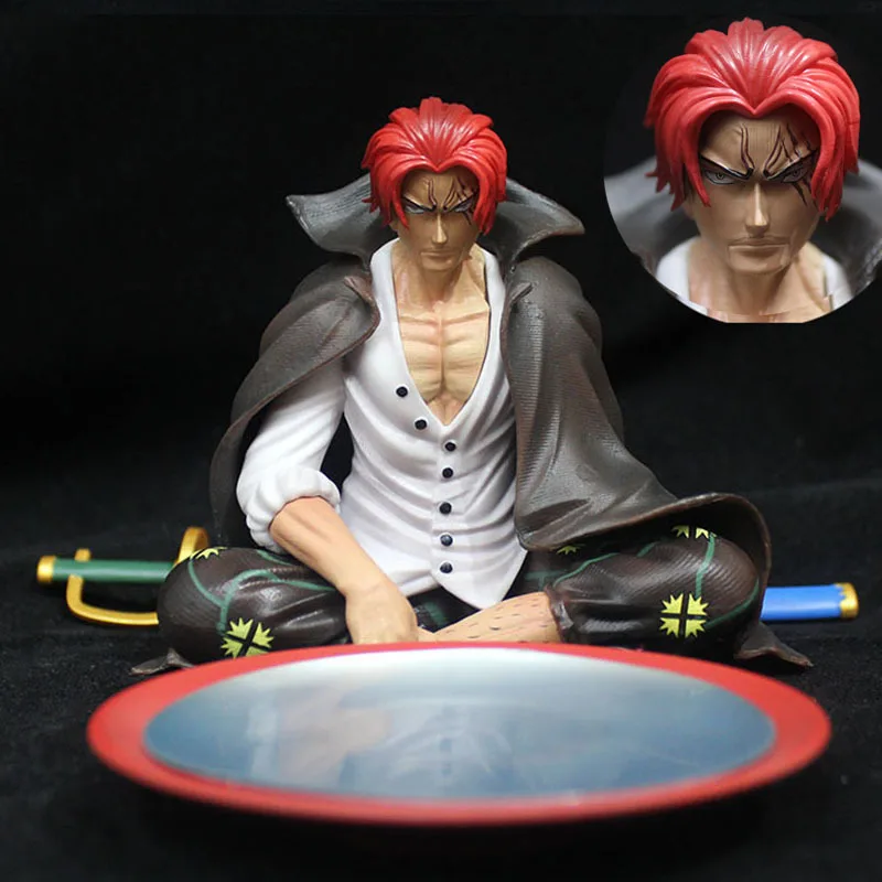 New One Piece GK Shanks Anime Figure Chronicle Master Stars Plece BT Sitting Posture Action Figure Pvc Collection Model Toys