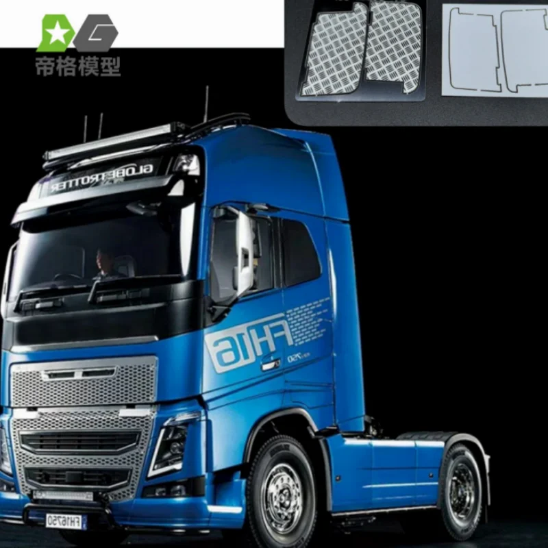 2 Stück Metall-Rücklicht-Antirutschplatten RC-Truck-Teile für Tamiya 1/14 DIY RC-Traktor-LKWs FH16 56375 Ferngesteuerte Lastwagen – Detail 1