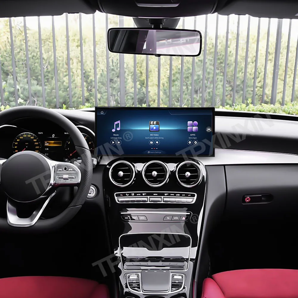 

Andriod 14 Carplay Stereo For Mercedes Benz GLC X253 C W205 2019 2020 Auto Radio 15.8"GPS Navigation Multimedia Player BT DSP