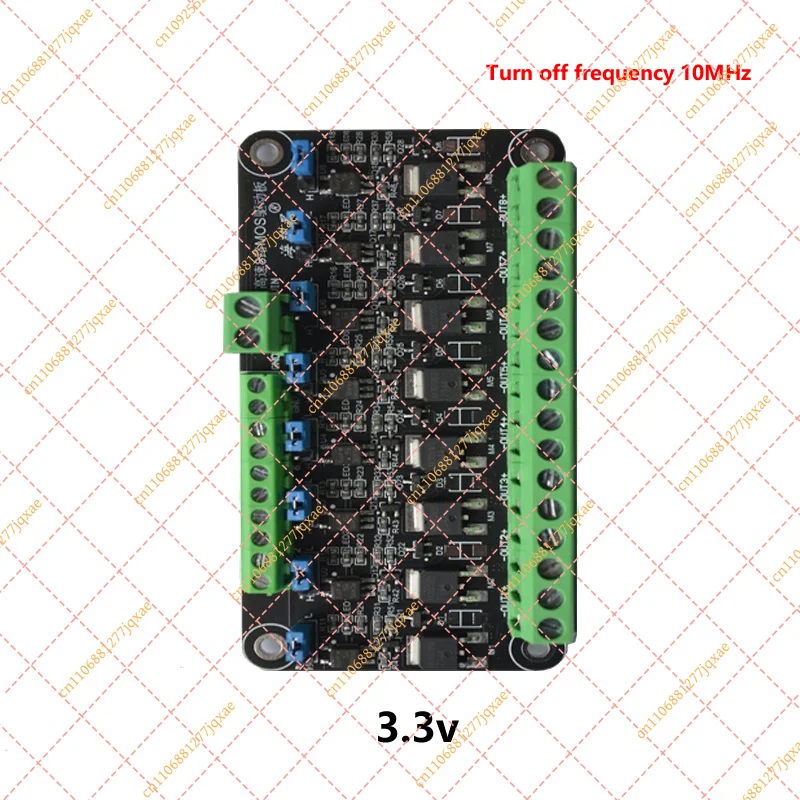 PWM Control PLC Amplifier Board, 8-Channel Optocoupler Isolation MOSFET Switch Module