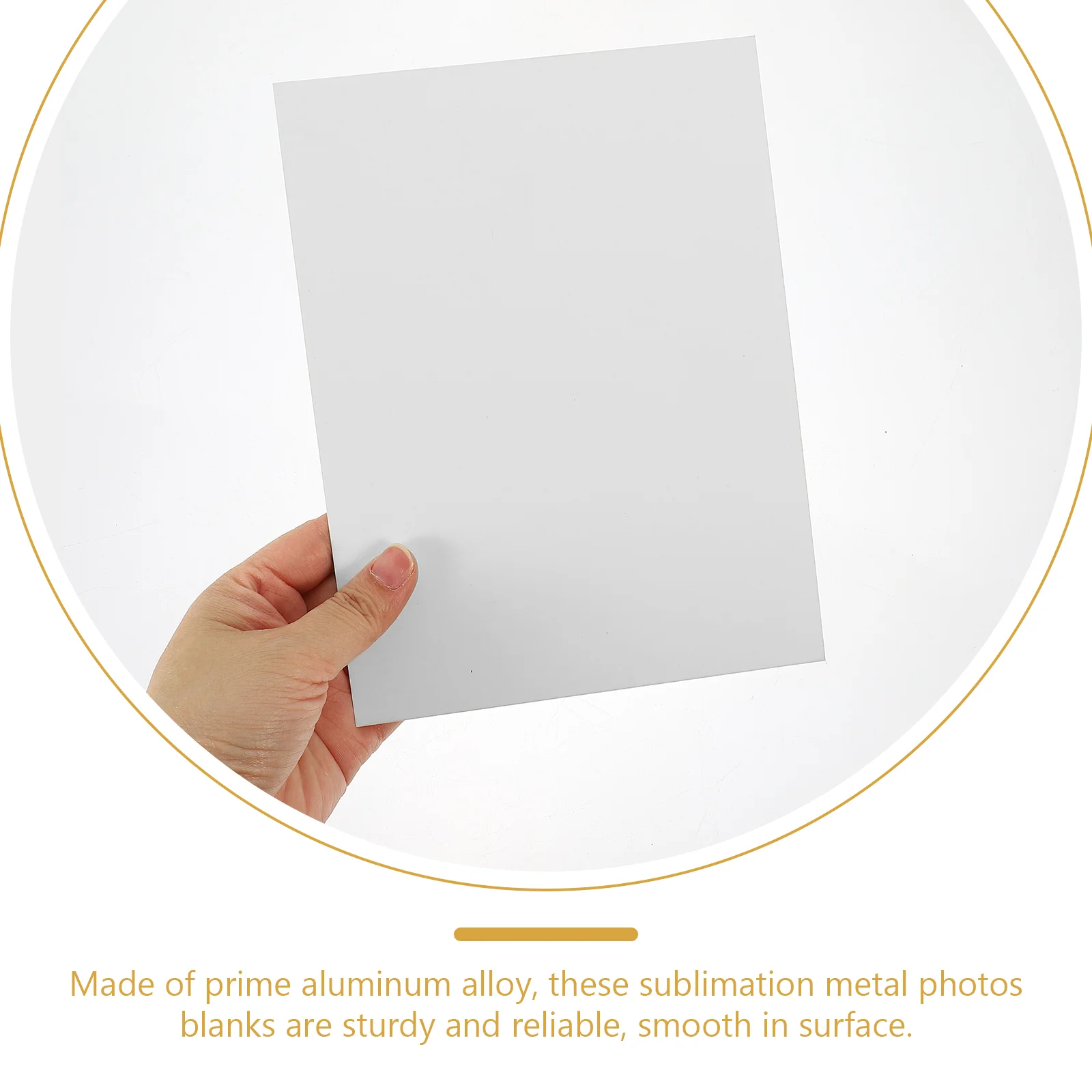 6-delige sublimatie blanco aluminium plaatwerk bord blanks ambachten foto legering frame