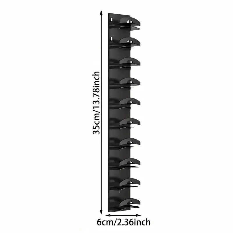 10 Grids Wand Kappe Rack Hut Halter Baseball Kappe Handtuch Rack Halter Schrank Aufhänger Lagerung Organizer Zubehör Platzsparend
