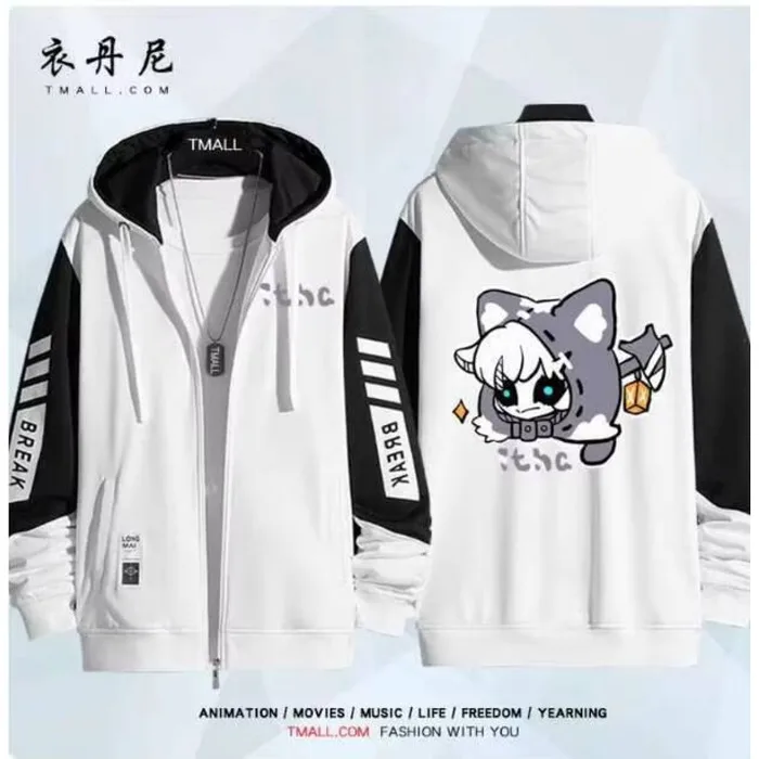 

Anime Identity Ⅴ Ithaqua Hooded Hoodie Cosplay Autumn Winter Men Women Coat Loose Jacket Tops Anime Anime