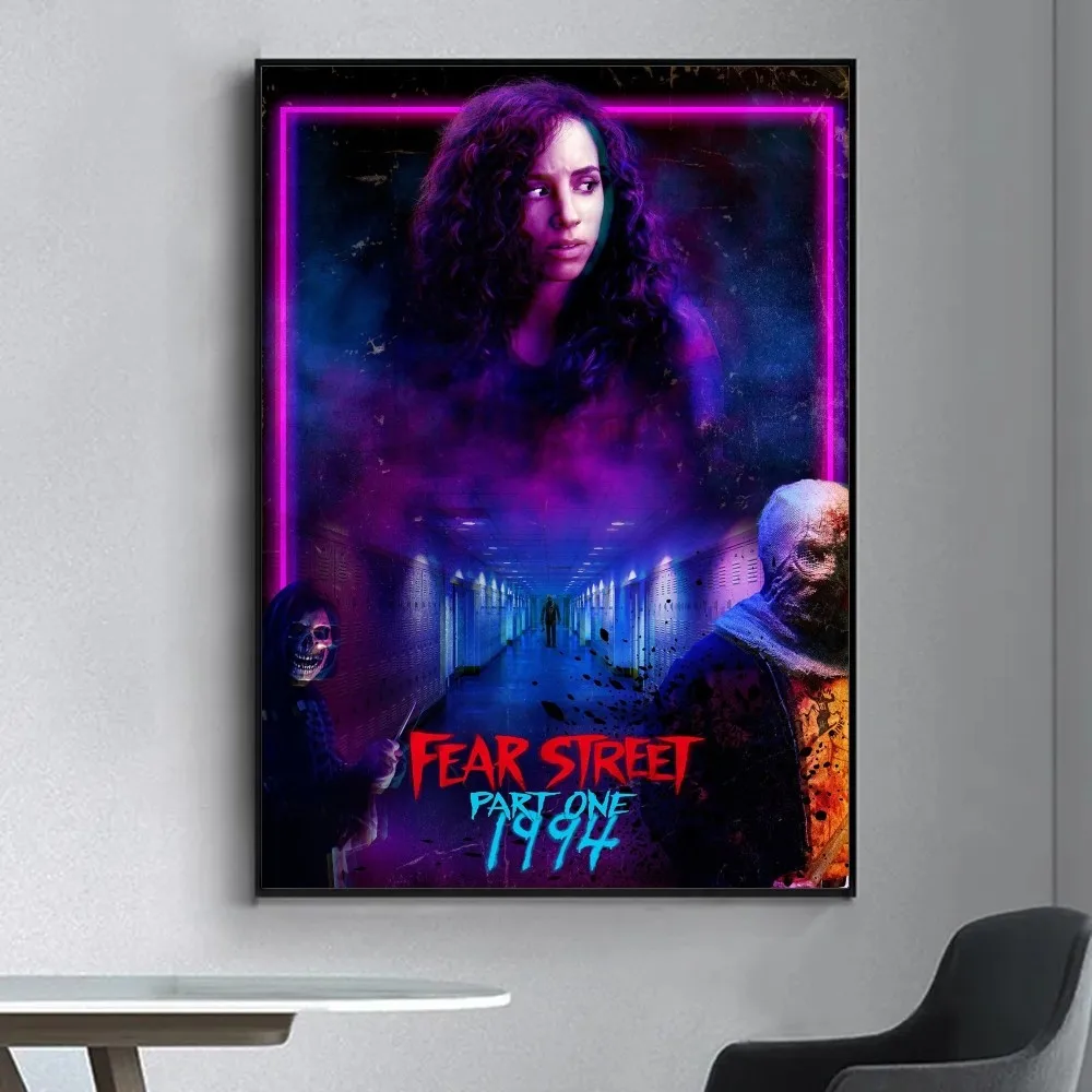 ملصق جزء شارع فاخر ، ملصق حائط لغرفة المعيشة ، بار ، لوحة زخرفية عتيقة ، الخوف #3