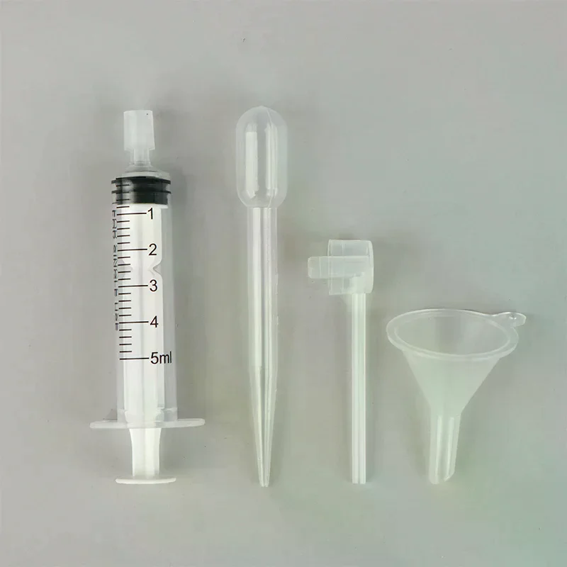 3/4Pcs Perfume Refill Tools Set Plastic Diffuser Syringe Straw Dropper Funnel Spray Dispensing Required Cosmetic Tools