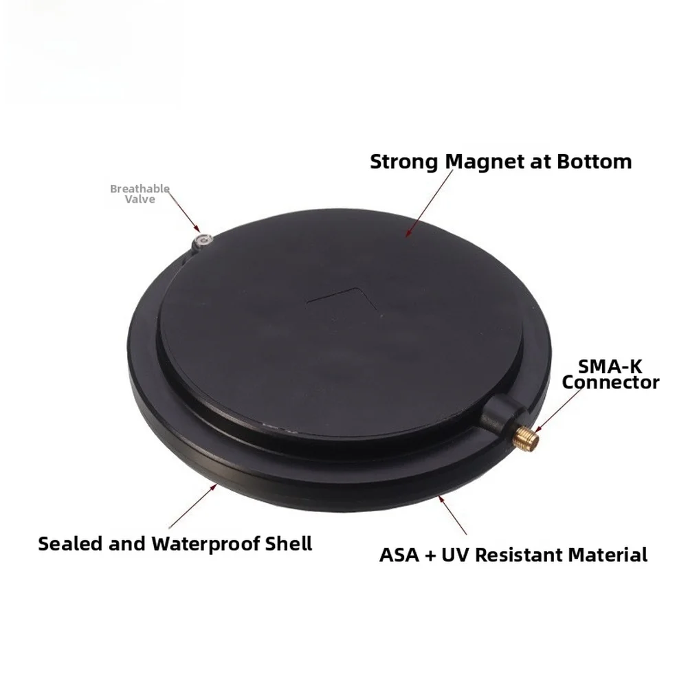 1pc For ASA Outdoor UV-resistant Magnetic Disc Measurement For GNSS Antenna Housing Shell Easy Installation