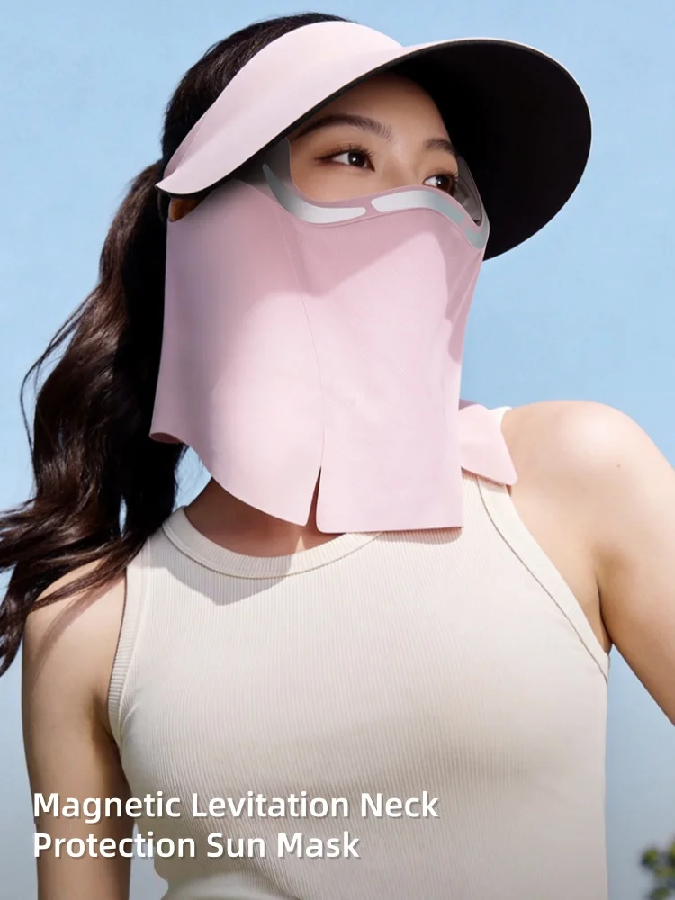 

Summer Waffle Sun Protection Face Mask for Golf, Outdoor Cycling and Sports UV Protection Face, Eyes Eye Corners