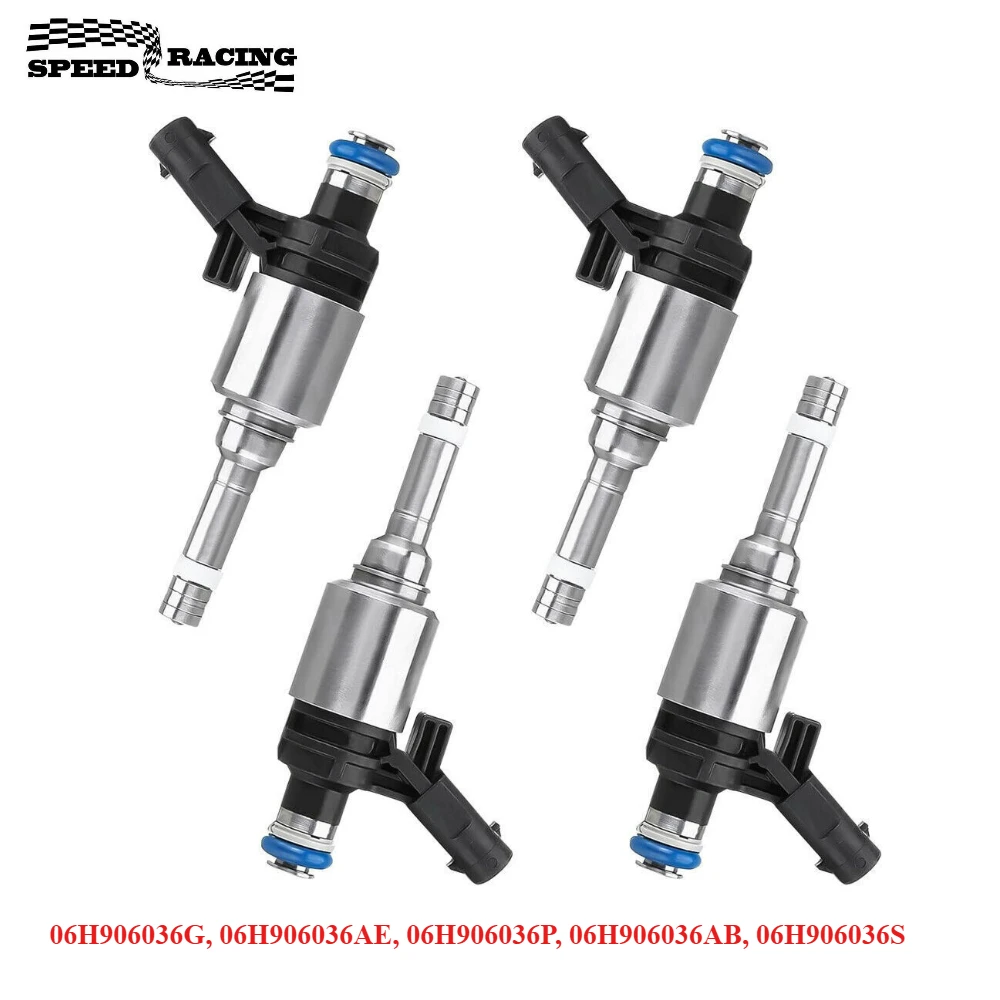 

4x 06H906036G Топливные форсунки Bosch для VW GTI Tiguan AUDI A3 A4 A5 Q5 TT 2.0TSI 06H906036S, 06H906036E, 06H906036AB