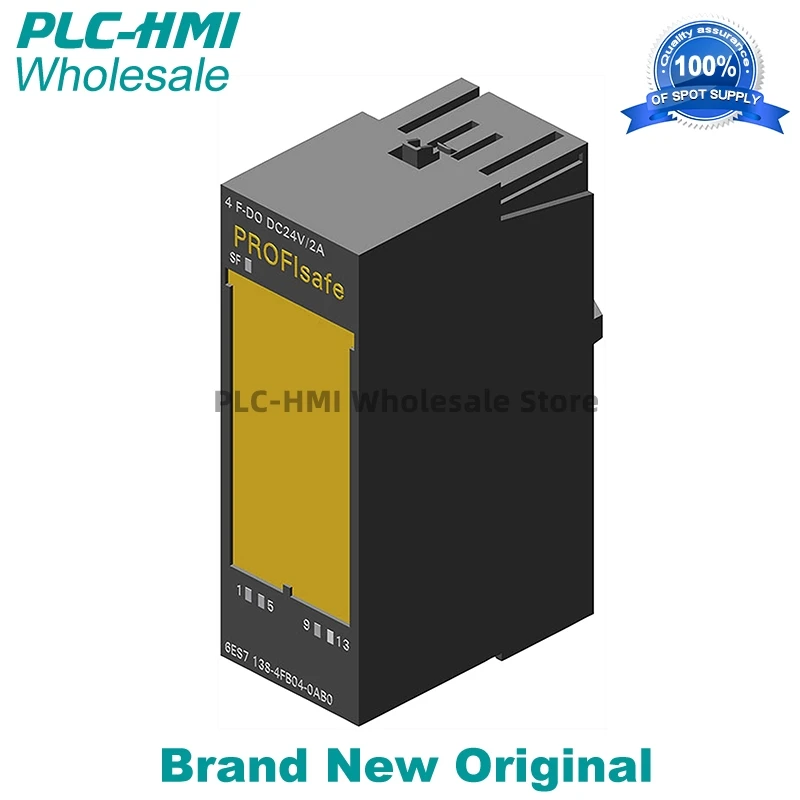 6ES7138-4FB04-0AB0 6ES71384FB040AB0 SIMATIC DP, Electronics module for ET 200S, 4 F-DO PROFIsafe Original Brand New