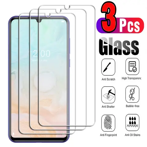 3PCS For Doogee N40 Pro S59 S86 S88 Plus X93 X95 X96 N20 N30 N55 Lite S58 Pro S70 X90L X90 Tempered Glass Protective Screen Film