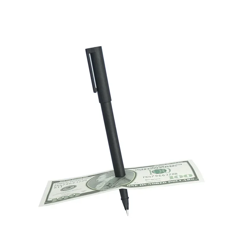 50 sztuk doskonała penetracja Crud Pen Thru Bill penetracja dolar długopis magiczne sztuczki długopis przez Bill Magia Close Up sztuczka