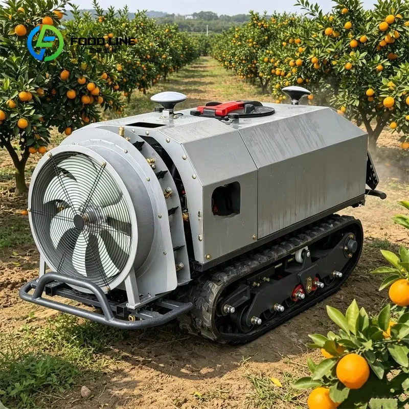 Orchard Robot Self Propelled Crawler Sprayer Remote Control Fruit Tree High Efficiency Agricultural customized self-propelled