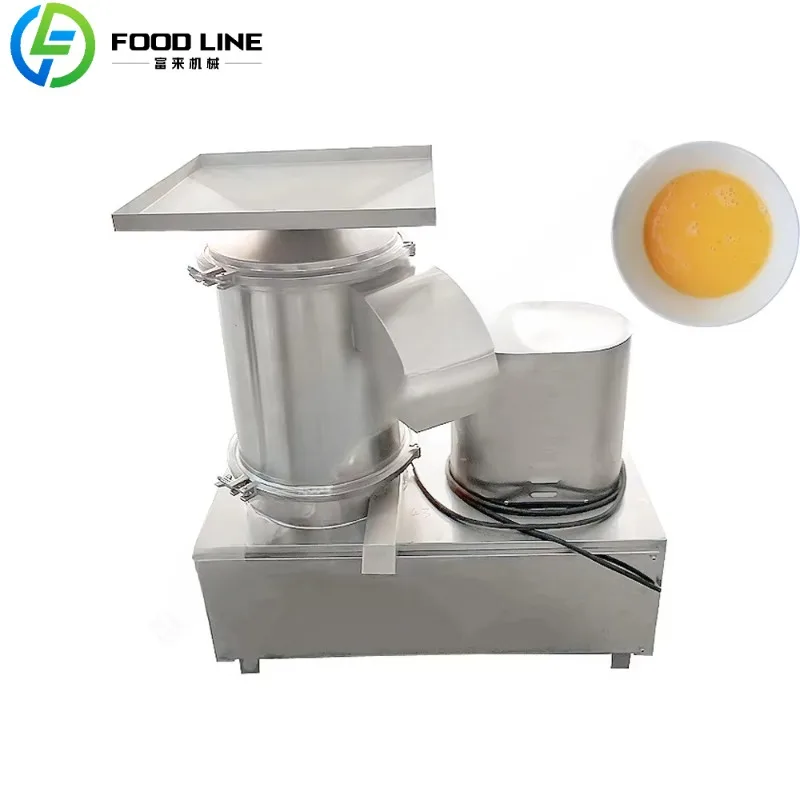 

Custom Industrial Eggshell Crusher 304 Stainless Steel Centrifugal Separator With Core Motor Component For Food Grade Processing