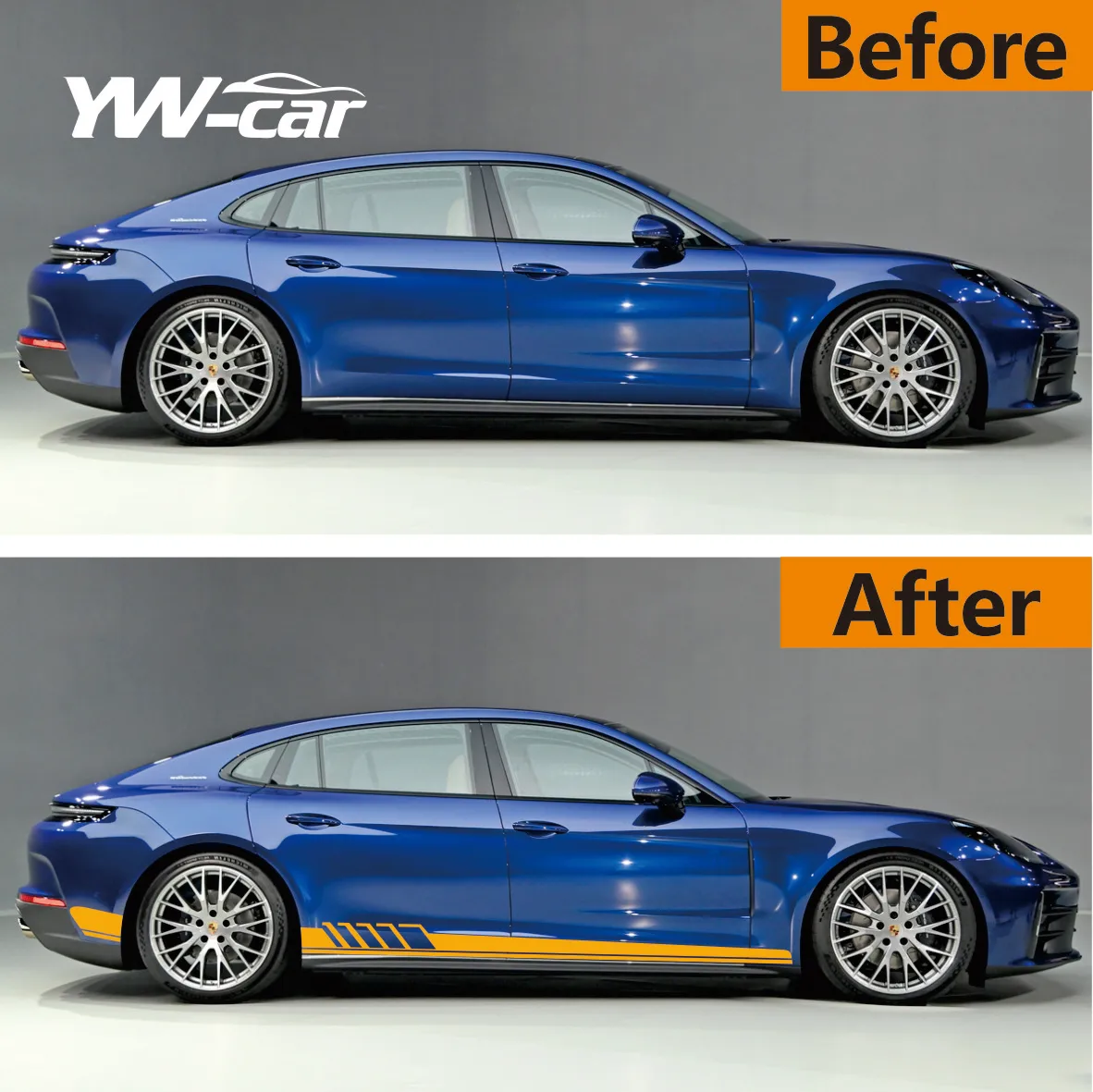 

Sport Stripe Side Skirt Vinyl Decals for Mercedes Benz A Class (W176/W177/X117) - Fits A180/A200/A220/A250/A45 AMG | Stylish Per