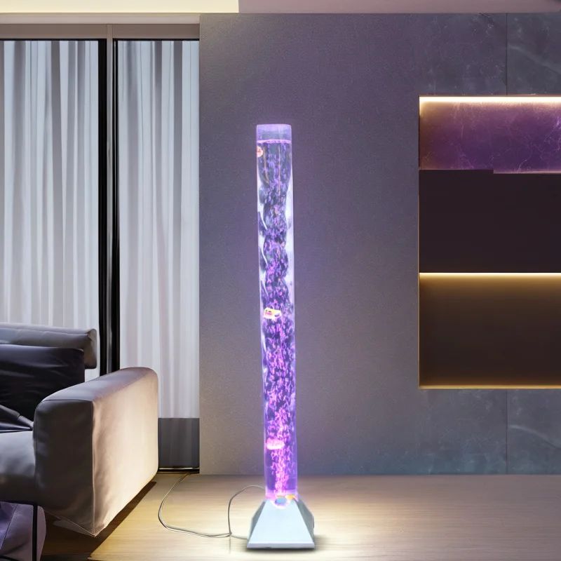 custom.Modern Led Interior Room Divider Bubble Column Acrylic Wall Panel
