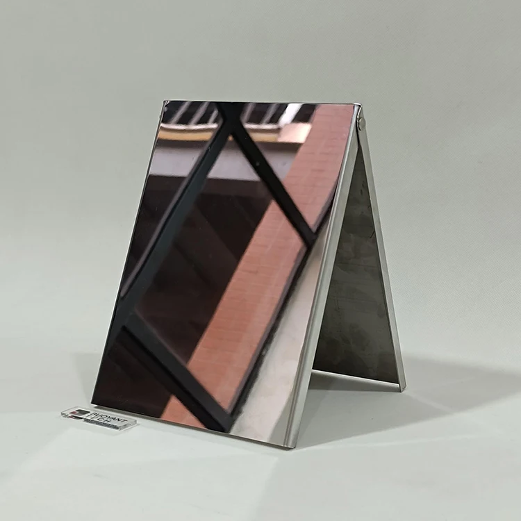 Mirrored Sandwich Board Stainless Steel A-Frame Pavement Advertising Board Outdoor Stand A Frame Sidewalk Sign For Business
