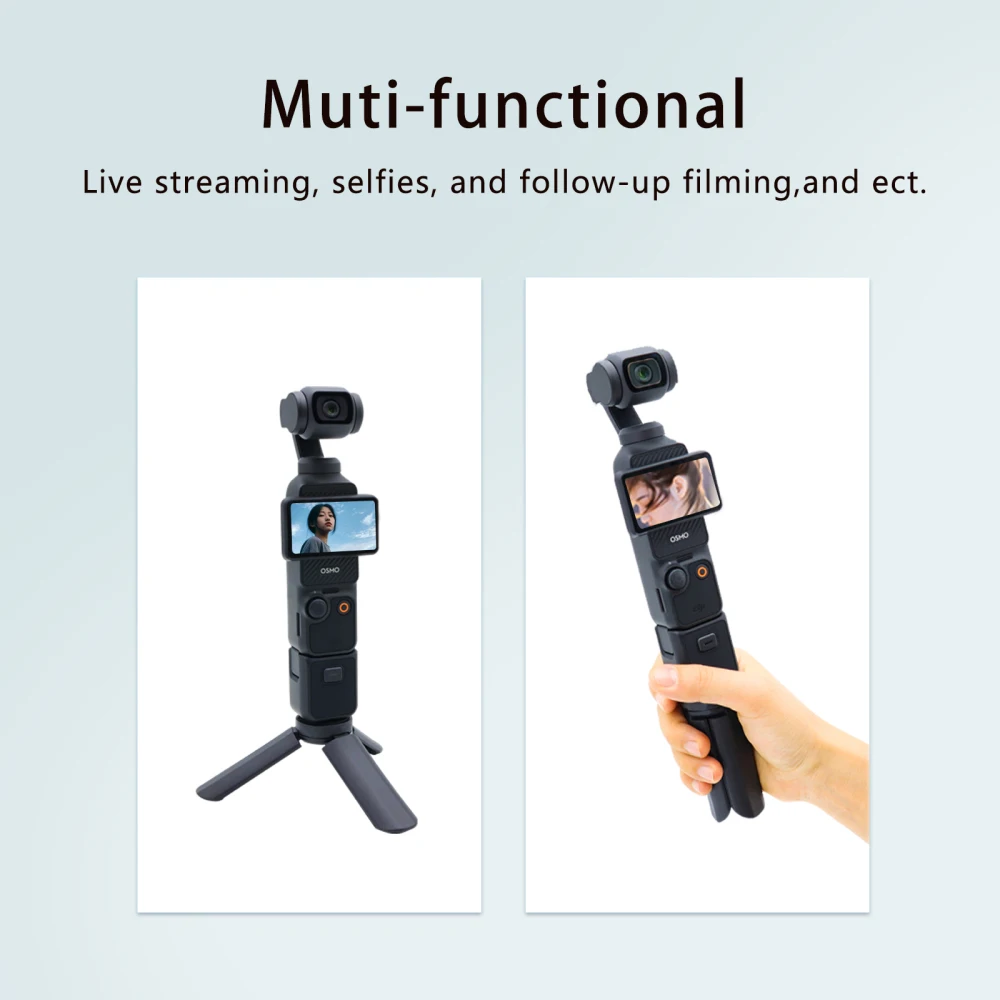 

For DJI Osmo Pocket3 Mini Tripod for Pocket3 Head Camera Desktop Stand