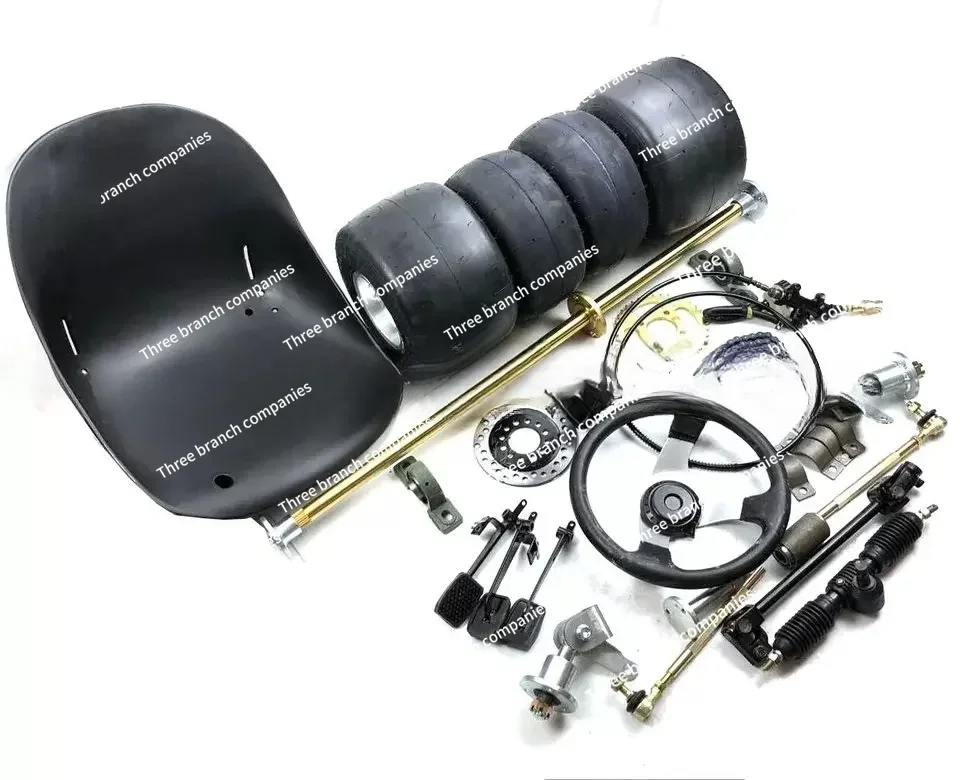 Kit complet de pneus de jante de roue arrière, appellation de kart, 1m, 10x4.5-5, 11x7.10-5