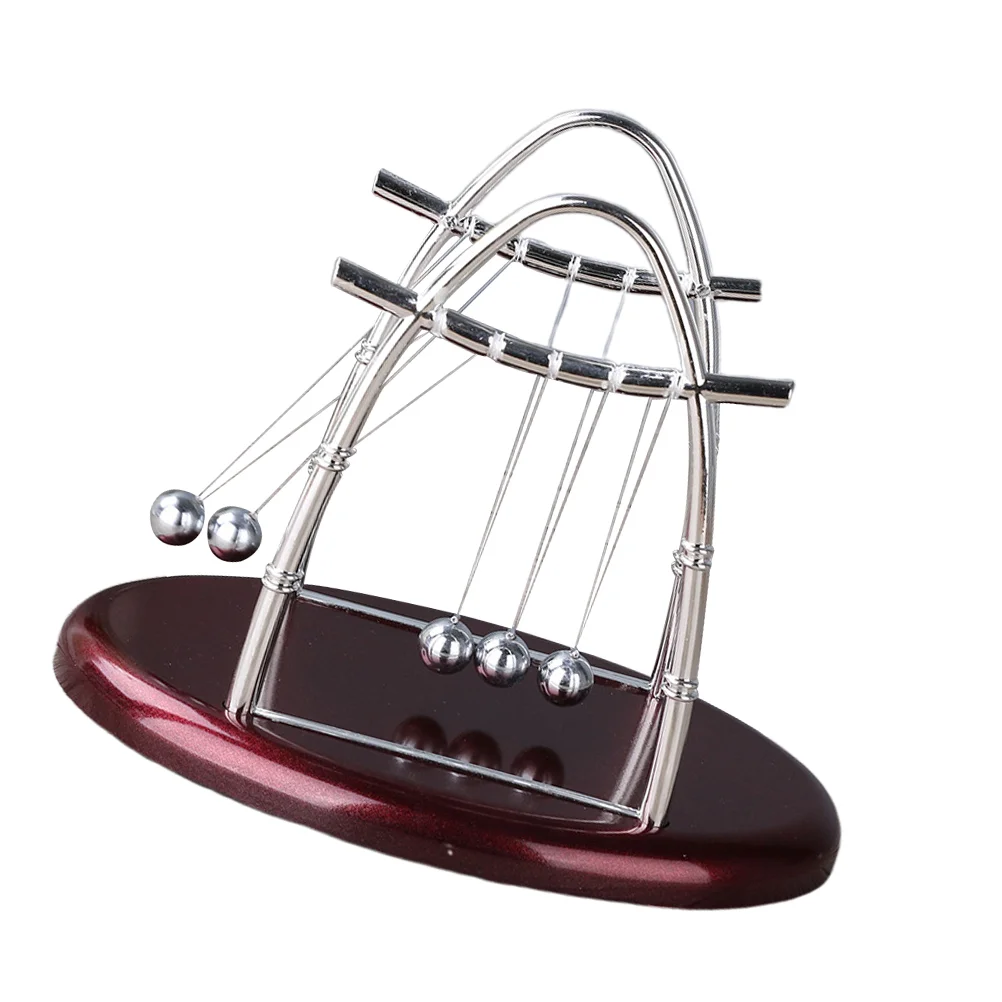 

Newton Adornment Arch Desktop Adornment Dynamics Experiment Tool (Small Size) Newton's cradle kids Newton's cradle