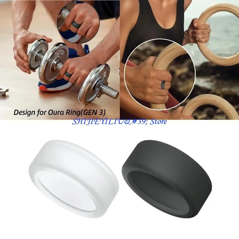 

E21F Convenient Rings Guard Silicone Rings Protector Finger Rings Protective Sleeve