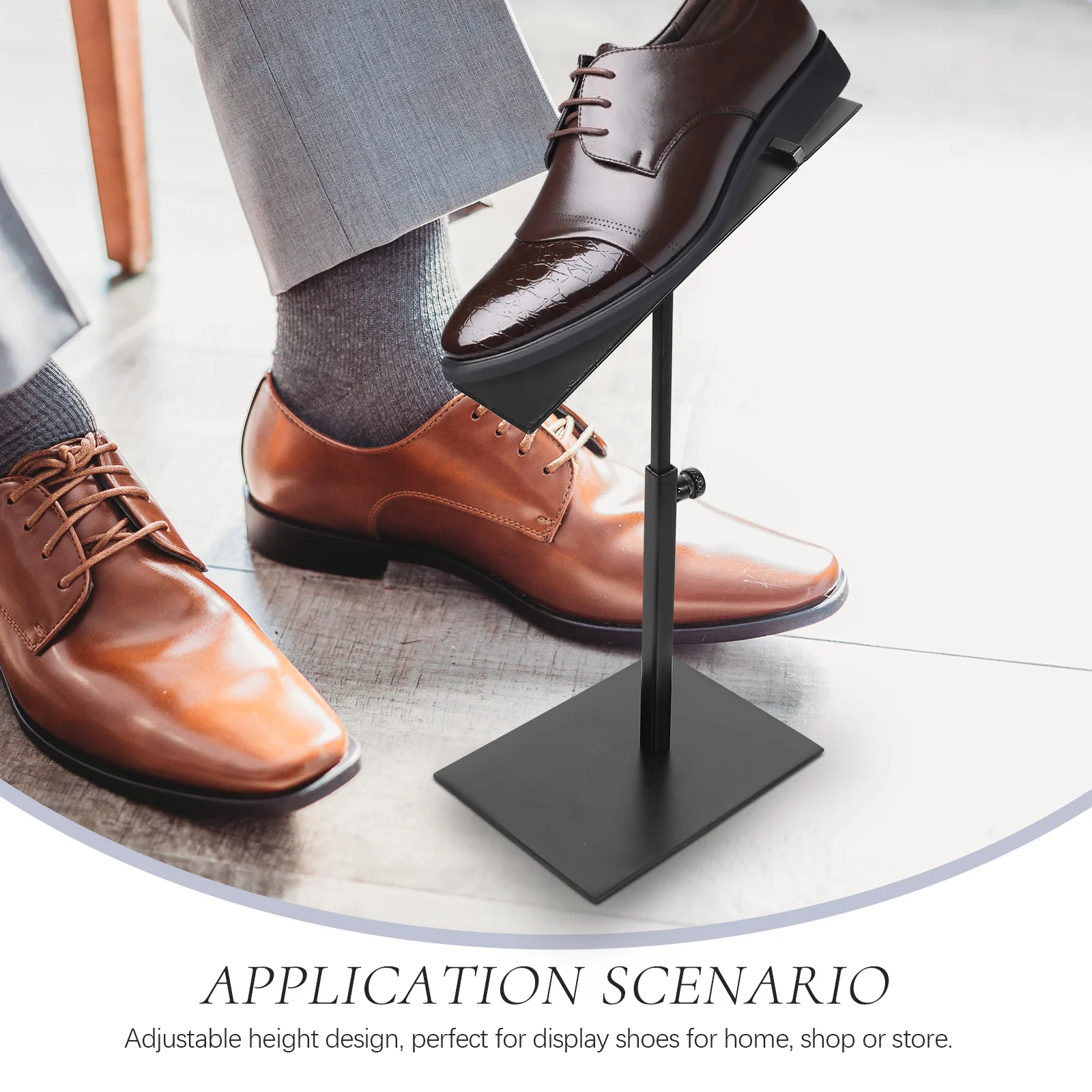 

Shoe Display Holder High Heels High Heels Display Holder Adjustable Rack Alloy Metal Practical Home Shop Store Shoe