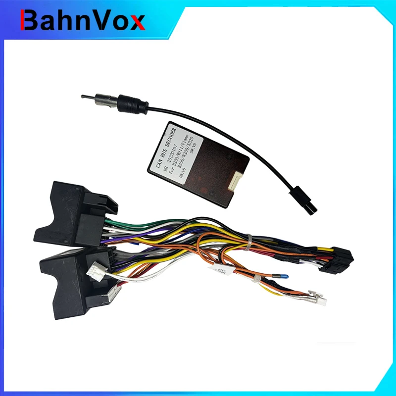 

Adapter CAN Bus Decoder 16 Pin Connector Car Android Cable for Mercedes Benz E Class W200 W211 W212 ML Vito Viano SLK R350 W203