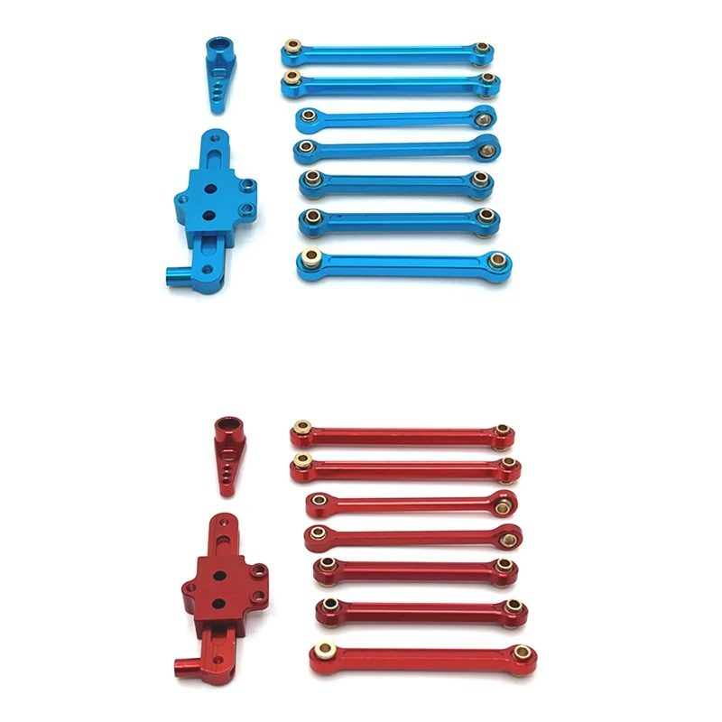 

RC Car Upgrade Fixed Rod Steering Group Servo Arm Set For Wltoys 1/12 124006 12427 12427 12428 RC Car Upgrade Parts-A83M
