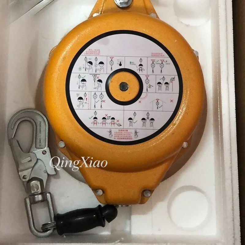 Wire Rope Aluminum Speed Differential Fall Arrest Retarder Height Working Self Control Anti-drop Safety Equipment For Personnel