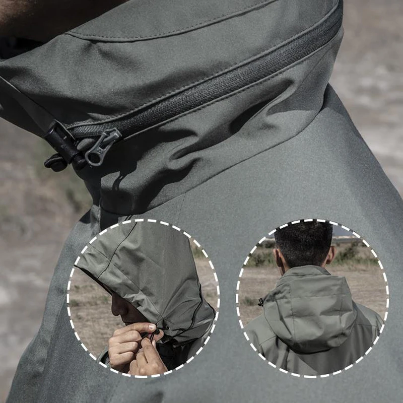 Quality Kurtka Commander Tactical Jacket Men Waterproof Hooded Chaqueta Tactica Autumn And Winter Multi Pockets Hunting Clothes - view 3