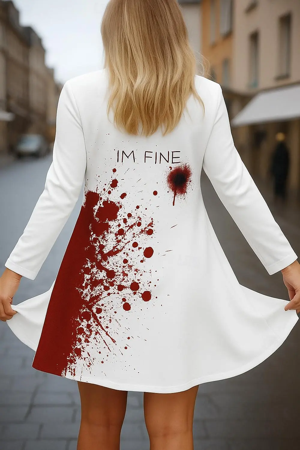 سترة صوفية نسائية بأكمام طويلة مطبوعة ثلاثية الأبعاد للهالوين، بوليستر مفتوح من الأمام، غطاء خفيف الوزن، معطف كاجوال للربيع والخريف