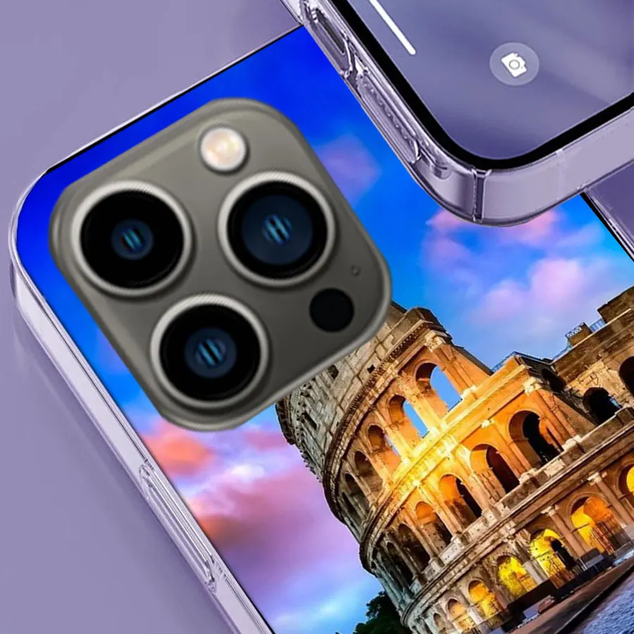 Colosseum Rome Italy Phone Case For Apple Iphone 16 13 Pro Max Coque 15 14 Plus Clear 12 Mini 11 Pro Cover Cute Fundas Silicone