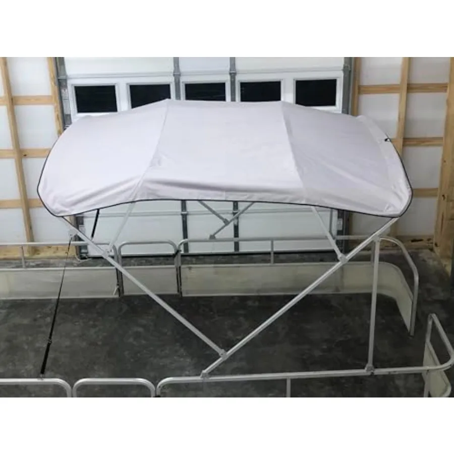 

Сменный тент-бимини с чехлом, совместимый с Godfrey SanPan 2500, подходит для штатной рамы, светло-серый, 9 футов в длину x 8,5 футов в ширину, 1 шт.