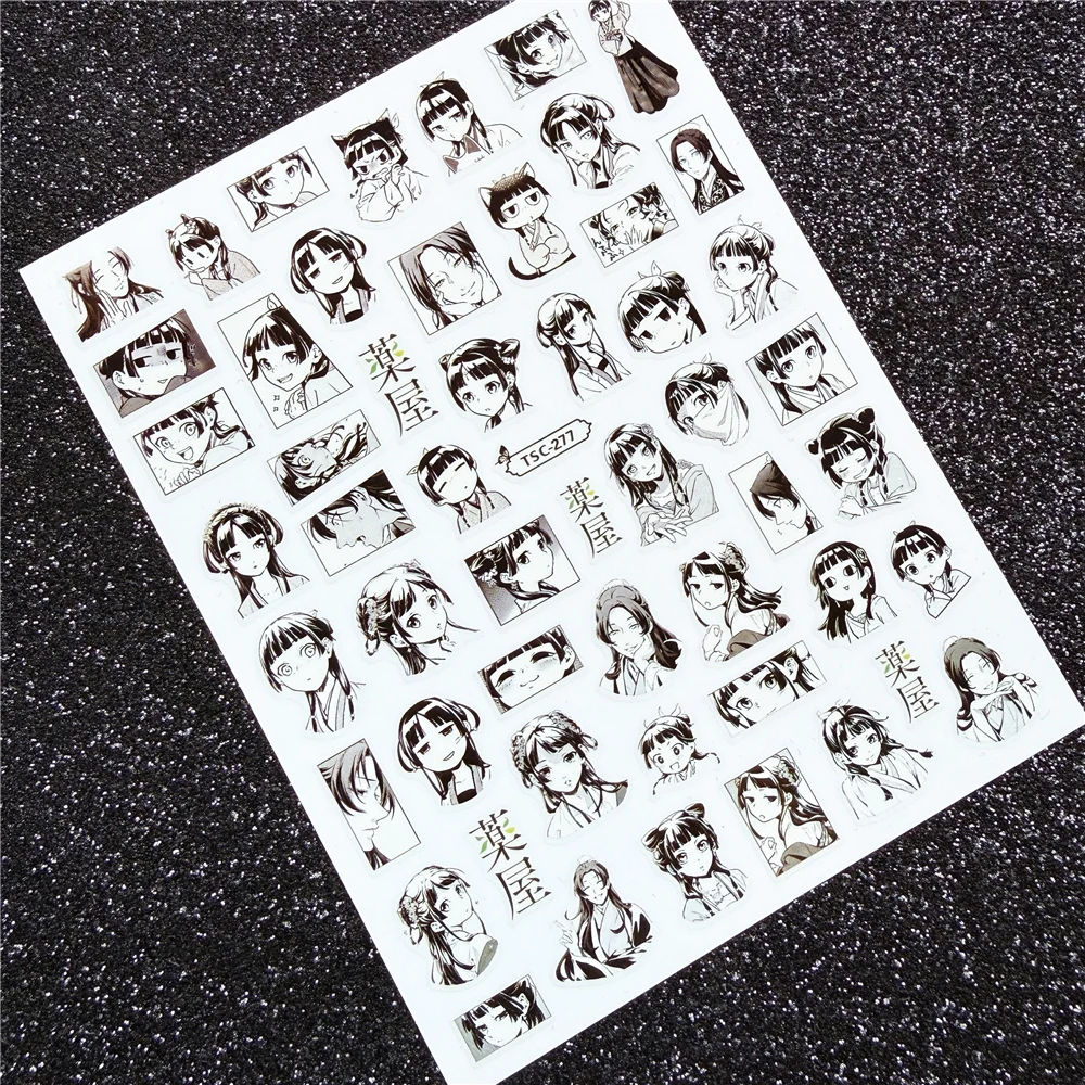 TSC-320-321 อุปกรณ์ตกแต่งเล็บแบบ 3 มิติ สไตล์วาดมือญี่ปุ่น สำหรับสติ๊กเกอร์ติดเล็บ