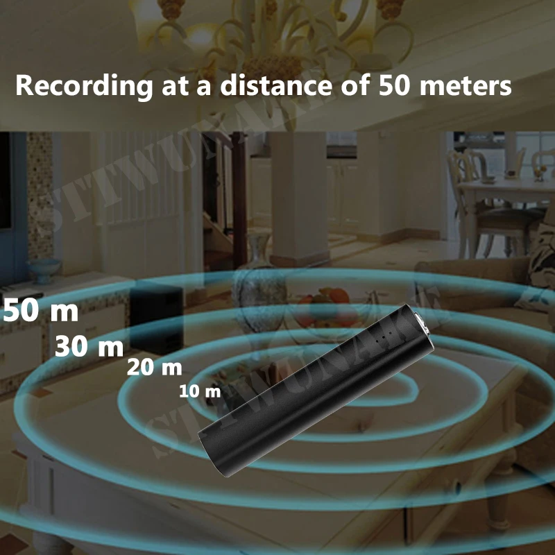 600 Hours Time  Voice Activated Recorder Built-in Magnet Small Digital Audio Recording Device Sound Dictaphone STTWUNAKE