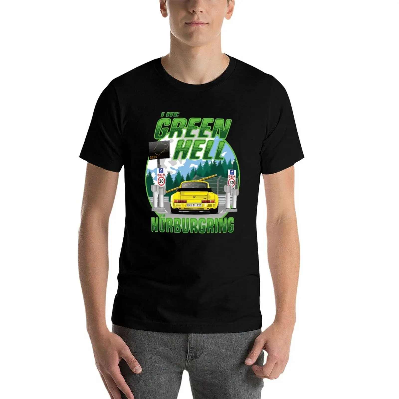 تي شيرت إصدار قميص لرجل نوربورغرينغ CTR للرجال Yellowbird man RUF لتي شيرت t g