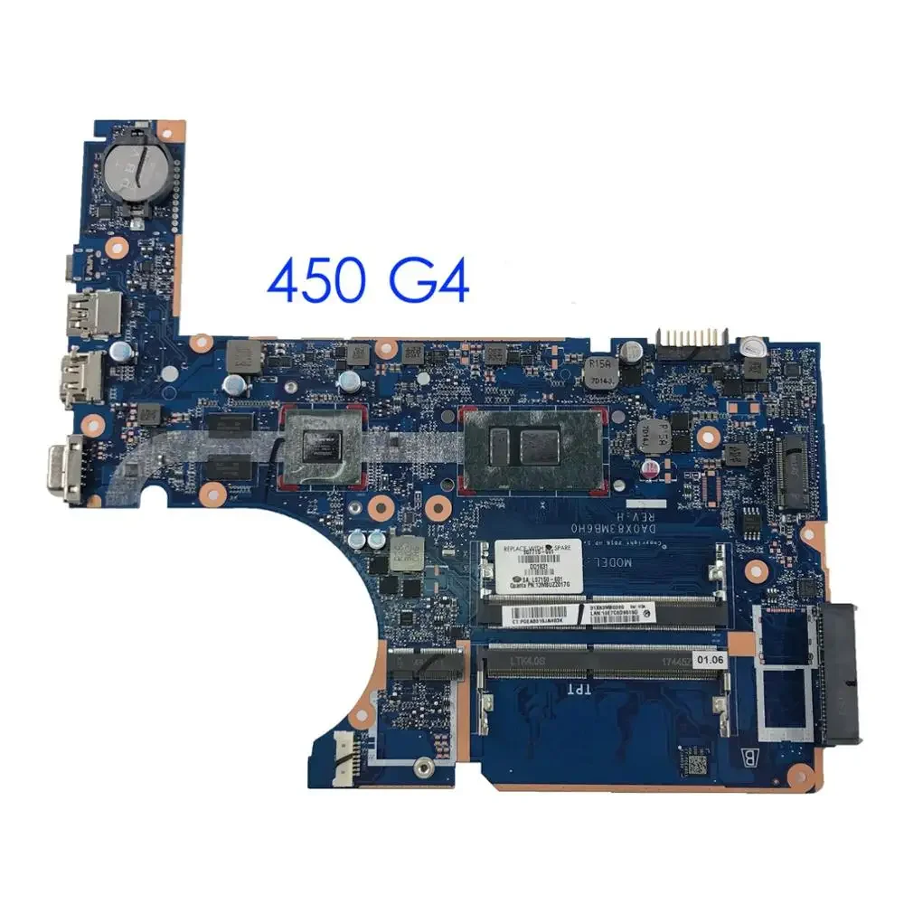 907715-601 For HP 450 G4 Laptop Motherboard 907715-001 DA0X83MB6H0 Mainboard 100%tested fully work