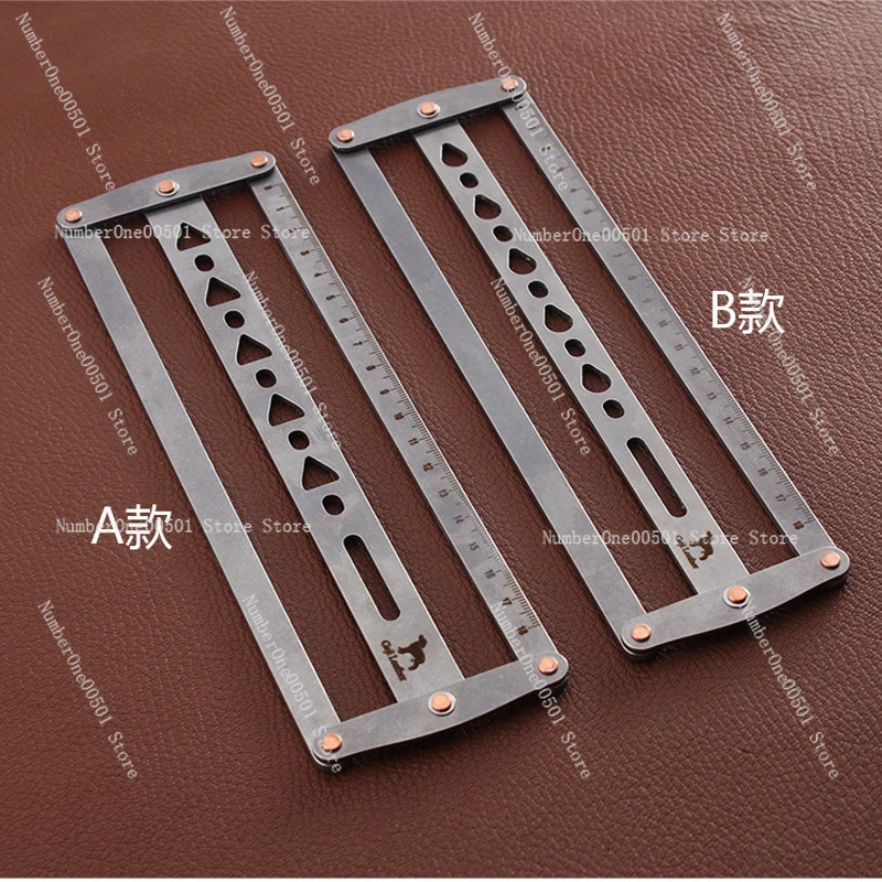 Leather Belt Positioning Auxiliary Ruler, Leather Manual DIY Auxiliary Ruler, Handmade Leather Art