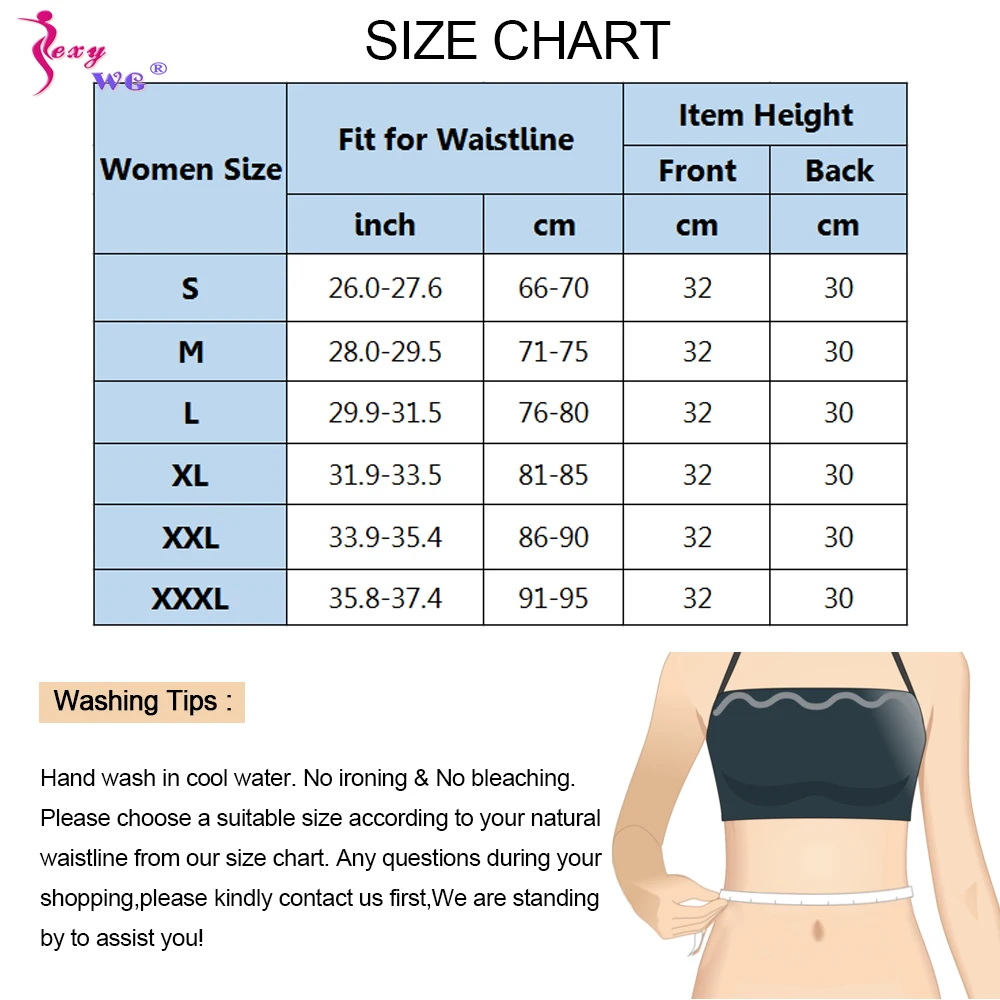 SEXYWG Waist Trainer for Women Weight Loss Waist Cincher Belly Control Belt Slimming Wrap Neoprene Body Shaper Sweat Gridle Gym