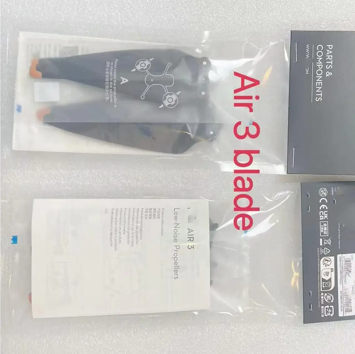 Original Replacement Propellers For DJI AIR 3 Spare Parts Props Drone Light Weight Props Blade Wing Fans For Air 3 Accessories - Image 3