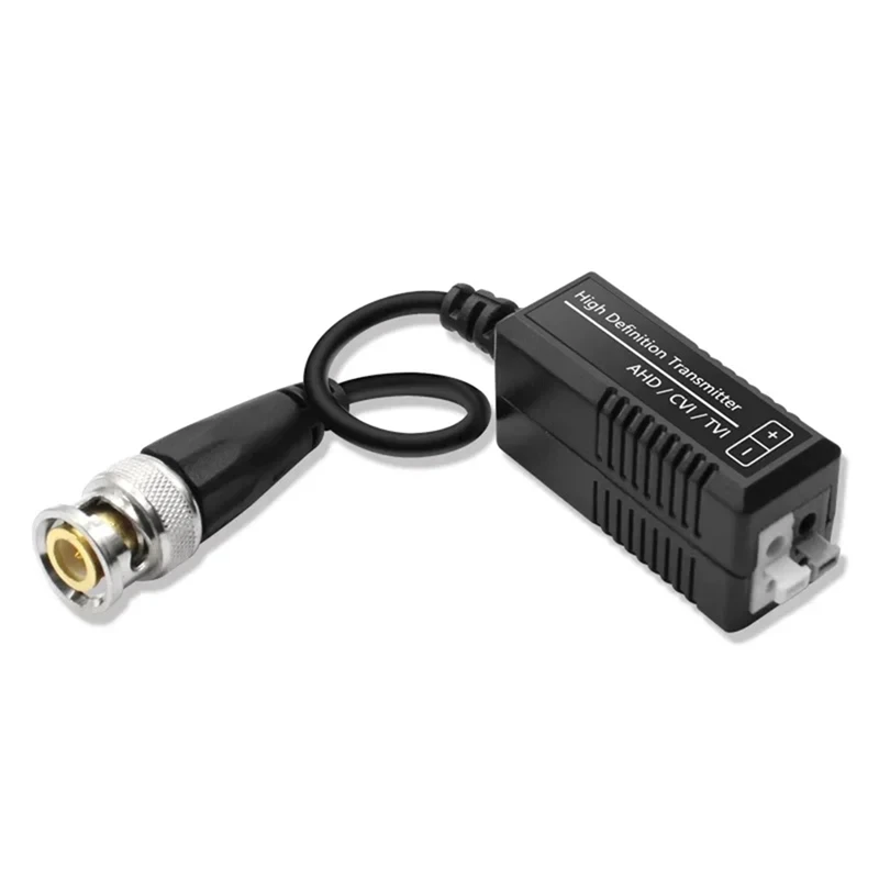 5Pairs Balun BNC Male to UTP Network Camera for HD TVI AHD CVl Camera CCTV Video Balun BNC to CAT5 CAT6 UTPPassive Video-A75P