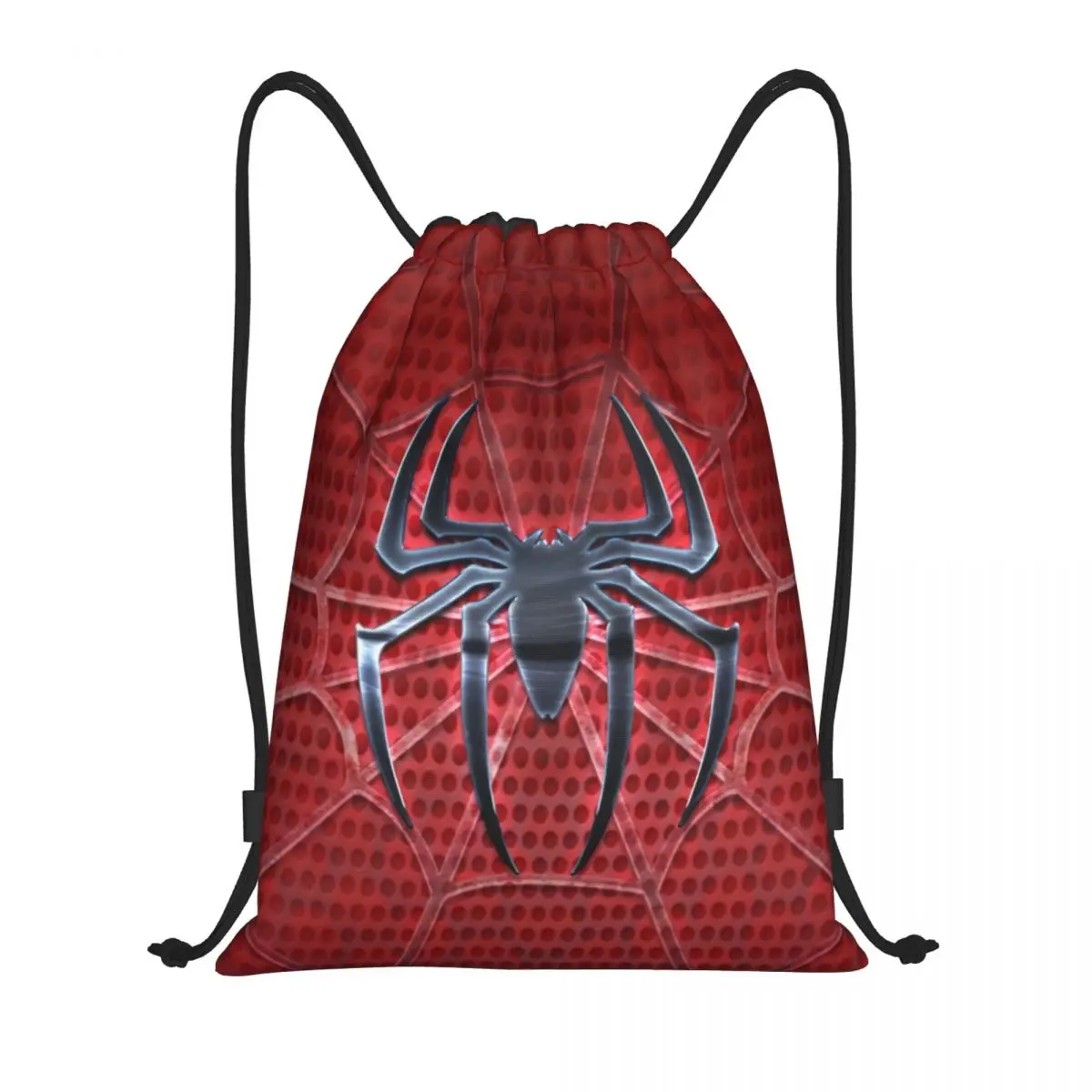 

Custom Spider Web Drawstring Backpack Bags Women Men Lightweight Gym Sports Sackpack Sacks for Training